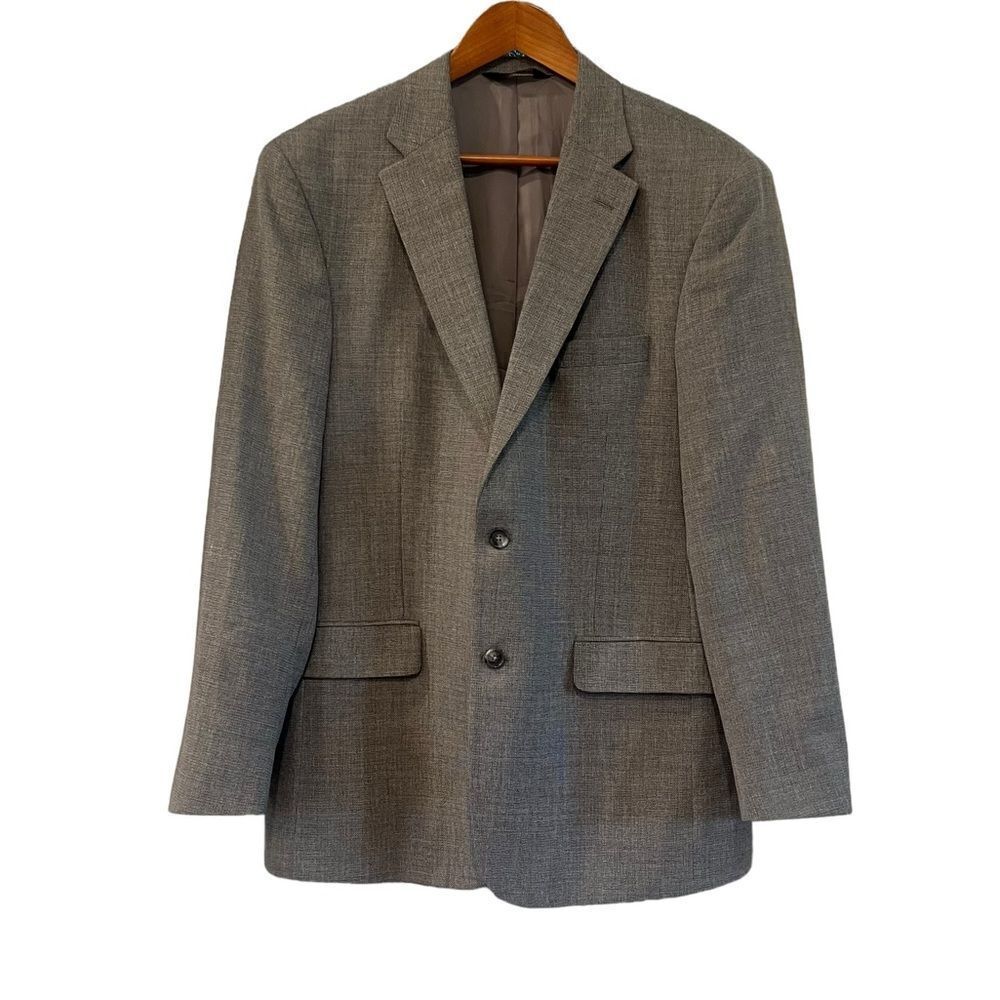 Jos. A. Bank grey‎ 100% wool blazer. Size 42R